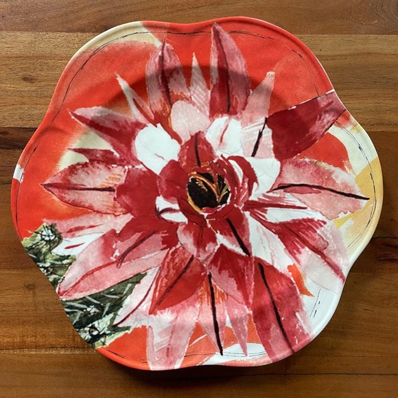 Anthropologie Floral Dinner Plates 11" Set of 4 - Picture 1 of 3